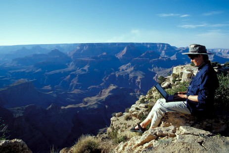 Elisabeth am Grand Canyon