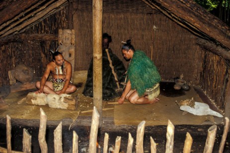 Maoris im Tamaki Maori Village