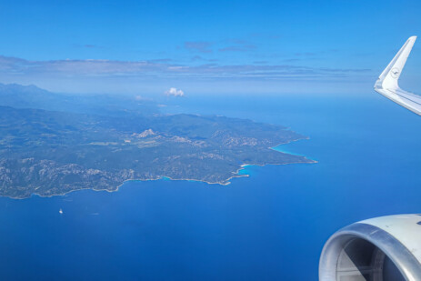 Flug nach Bastia