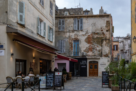 Bastia bei schlechtem Wetter