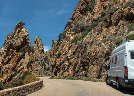 Fahrt durch die Calanques de Piana